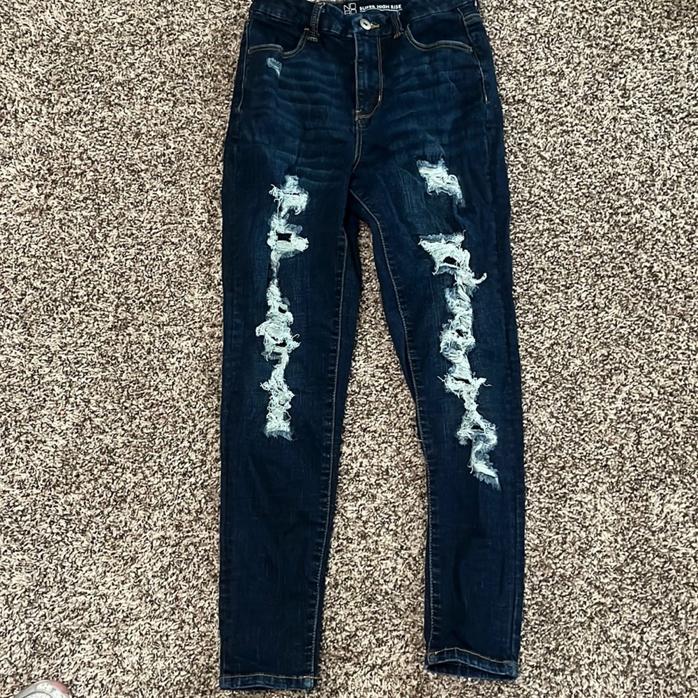 Size 7 Teen Ripped NoBo Jeans 
🚨PLEASE SEE ALL PHOTOS NO RETURNS/EXCHANGES